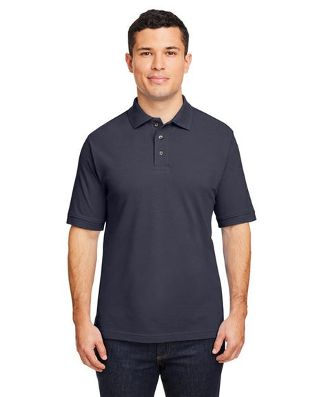 Harriton Men's Pique Polo - Harriton M200 Black XS