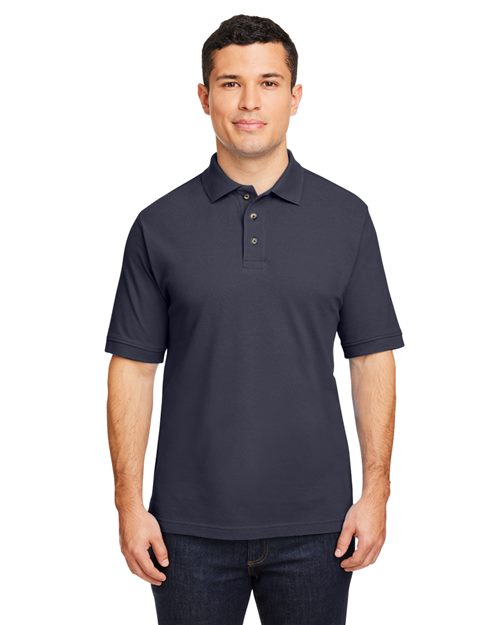 Harriton Men's Pique Polo - Harriton M200 Black XS