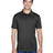 Harriton Men's Polyester Jersey Polo - Harriton 13842 Black XS