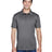 Harriton Men's Polyester Jersey Polo - Harriton 13842 Charcoal XS