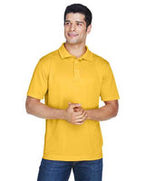 Harriton Men's Polyester Jersey Polo - Harriton 13842 Gold XS