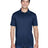 Harriton Men's Polyester Jersey Polo - Harriton 13842 Navy XS