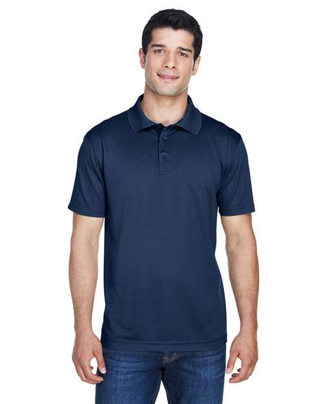 Harriton Men's Polyester Jersey Polo - Harriton 13842 Navy XS