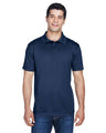 Harriton Men's Polyester Jersey Polo - Harriton 13842 Navy XS