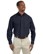 Harriton Men's Tall Essential Poplin - Harriton M510T White XLT