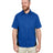 Harriton Men's Tall Flash IL Colorblock Shirt - Harriton M586T True Royal/ Black LT