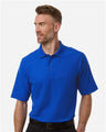 Harriton Men's Tall Maverick CVC Pique Polo - Harriton M105T True Royal LT