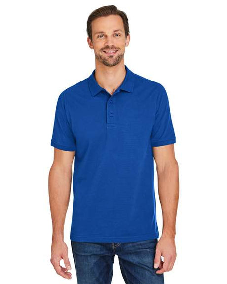 Harriton Men's Valiant Cotton Snag Protect Polo - Harriton M205 True Royal S Polo Shirts
