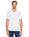 Harriton Men's Valiant Cotton Snag Protect Polo - Harriton M205 White S Polo Shirts