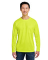 Harriton Unisex Charge Snag and Soil Protect Long Sleeve T-Shirt - Harriton M118L Safety Yellow XS