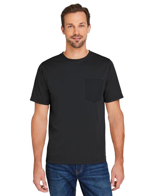 Harriton Unisex Charge Snag and Soil Protect T-Shirt - Harriton M118 Black XS