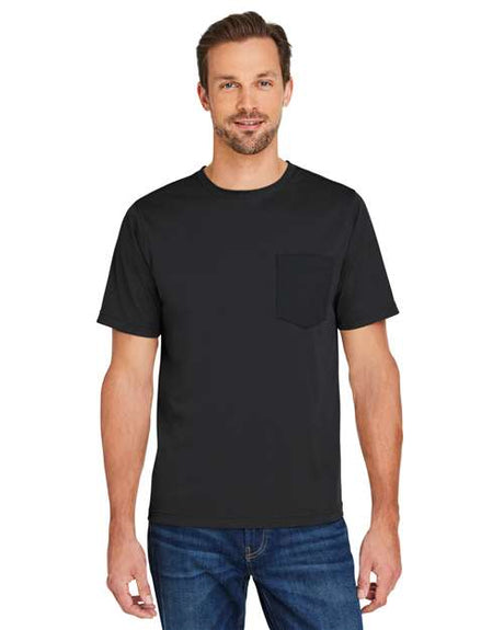 Harriton Unisex Charge Snag and Soil Protect T-Shirt - Harriton M118 Black XS