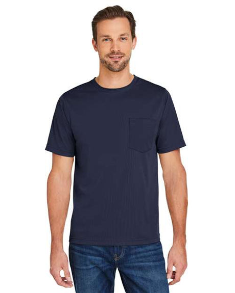 Harriton Unisex Charge Snag and Soil Protect T-Shirt - Harriton M118 Dark Navy XS