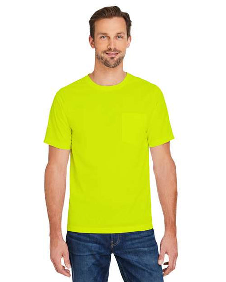 Harriton Unisex Charge Snag and Soil Protect T-Shirt - Harriton M118 Safety Yellow XS