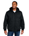Harriton Unisex ClimaBloc® Heavyweight Hooded Full - Zip Jacket - Harriton M722 Black XS