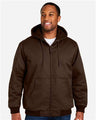 Harriton Unisex ClimaBloc® Heavyweight Hooded Full - Zip Jacket - Harriton M722 Dark Mocha XS