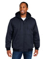 Harriton Unisex ClimaBloc® Heavyweight Hooded Full - Zip Jacket - Harriton M722 Dark Navy XS