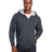 Harriton Unisex ClimaBloc™ Lined Heavyweight Hooded Sweatshirt - Harriton M711 Dark Charcoal XS