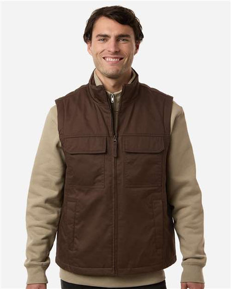 Harriton Unisex ClimaBloc® Station Vest - Harriton M723 Dark Mocha XS