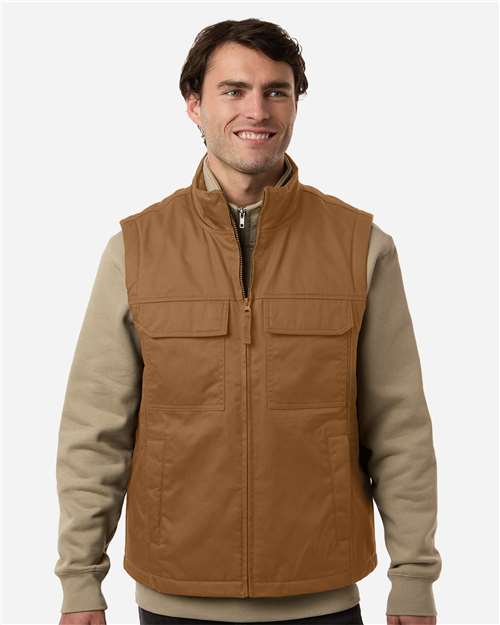 Harriton Unisex ClimaBloc® Station Vest - Harriton M723 Duck Brown XS