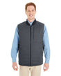 Harriton Unisex Dockside Interactive Reversible Freezer Vest - Harriton M776 Black/ Dark Charcoal S