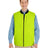 Harriton Unisex Dockside Interactive Reversible Freezer Vest - Harriton M776 Black/ Safety Yellow XS