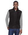 Harriton Unisex Fleece Full - Zip Vest - Harriton M985 Black S