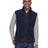Harriton Unisex Fleece Full - Zip Vest - Harriton M985 Navy S