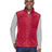 Harriton Unisex Fleece Full - Zip Vest - Harriton M985 Red S