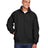 Harriton Unisex Fleece Lined Nylon Jacket - Harriton M740 Black/ Black XS