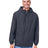Harriton Unisex Flex Twill Hooded Jacket - Harriton M73 Dark Charcoal XS