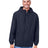 Harriton Unisex Flex Twill Hooded Jacket - Harriton M73 Dark Navy XS