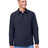 Harriton Unisex Flex Twill Overshirt Jacket - Harriton M72 Dark Navy XS