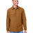 Harriton Unisex Flex Twill Overshirt Jacket - Harriton M72 Duck Brown XS