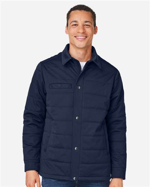 Harriton Unisex Guardian Soft Shell Chore Coat - Harriton M821 Dark Navy XS