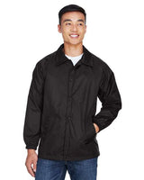 Harriton Unisex Nylon Staff Jacket - Harriton M775 Black S