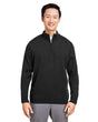 Harriton Unisex Pilbloc™ Quarter - Zip Pullover Sweater - Harriton M421 Black XS