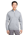 Harriton Unisex Pilbloc™ Quarter - Zip Pullover Sweater - Harriton M421 Grey Heather XS