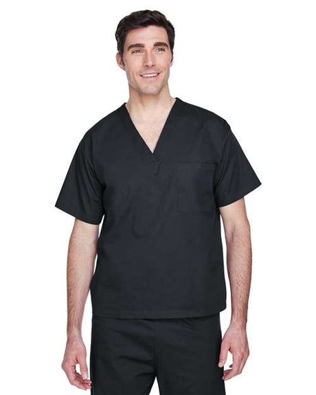 Harriton Unisex Restore Scrub Top - Harriton M897 Black XXS