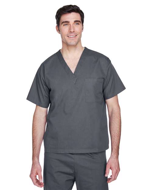 Harriton Unisex Restore Scrub Top - Harriton M897 Dark Charcoal XXS