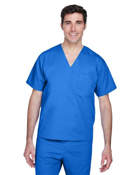 Harriton Unisex Restore Scrub Top - Harriton M897 True Royal XXS