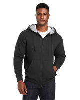 Harriton Unisex Tall ClimaBloc™ Lined Heavyweight Hooded Sweatshirt - Harriton M711T Black LT