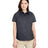 Harriton Women's Advantage IL Short Sleeve Dress Shirt - Harriton M585W Dark Charcoal XS