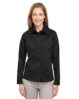 Harriton Women's Advantage IL Workshirt - Harriton M585LW Black XS