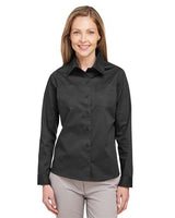 Harriton Women's Advantage IL Workshirt - Harriton M585LW Dark Charcoal XS