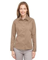 Harriton Women's Advantage IL Workshirt - Harriton M585LW Khaki XS