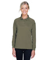 Harriton Women's Advantage Long Sleeve Tactical Polo - Harriton M211LW Tactical Green XS