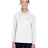 Harriton Women's Advantage Long Sleeve Tactical Polo - Harriton M211LW White XS