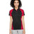 Harriton Women's Advantage Snag Protection Plus IL Colorblock Polo - Harriton M385W Black/ Red/ Dark Charcoal XS