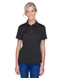 Harriton Women's Advantage Snag Protection Plus IL Snap Placket Polo - Harriton M345W Black XS